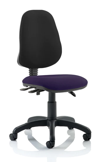 Eclipse 3 Plus Fabric Operator Office Chair - Optional Colour and Armrests